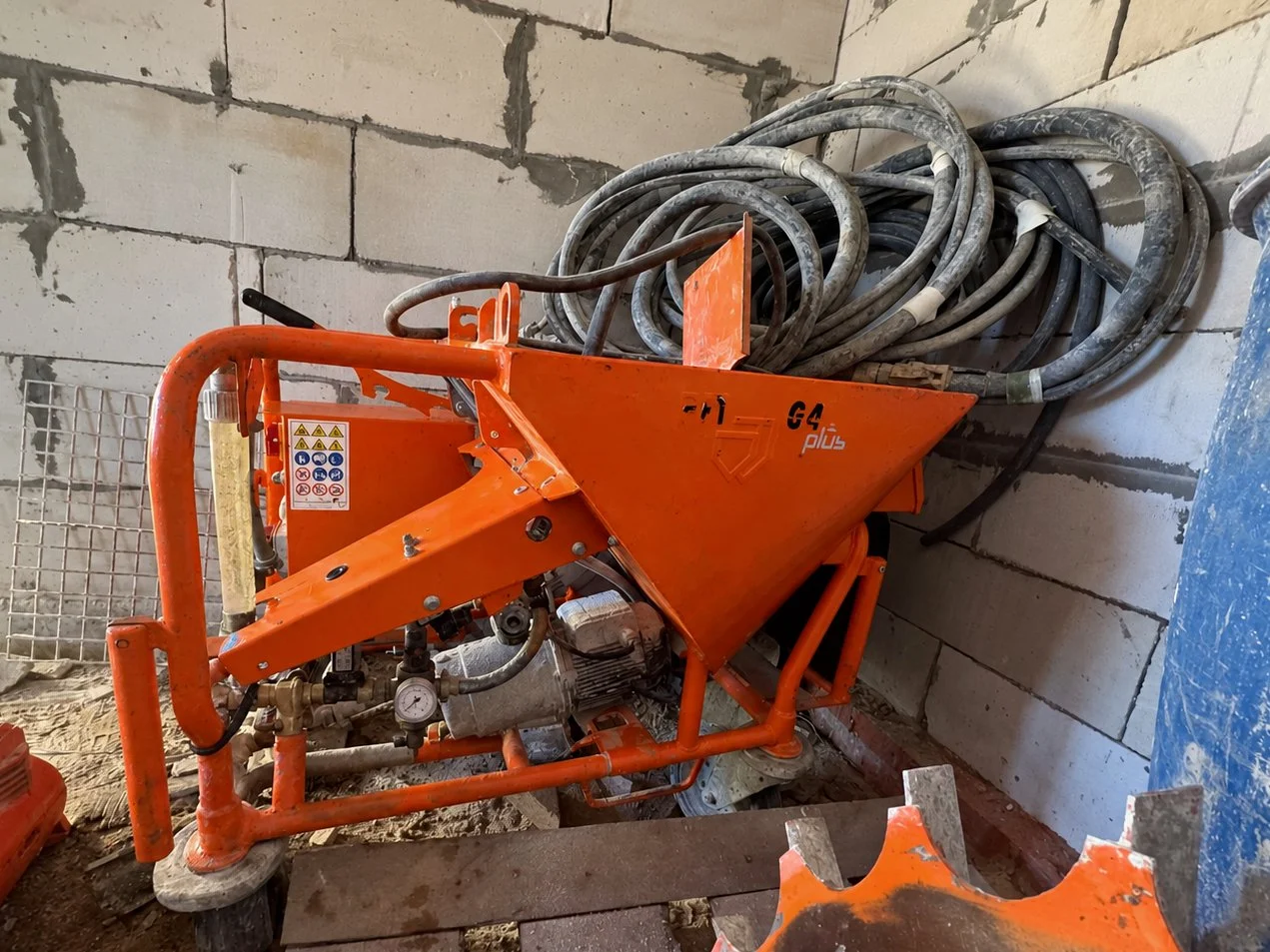 Штукатурная машинка PFT G4 Eco Plus 380V - миниатюра 4