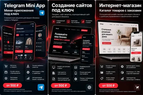 Telegram Mini App — разработка мини-приложений
