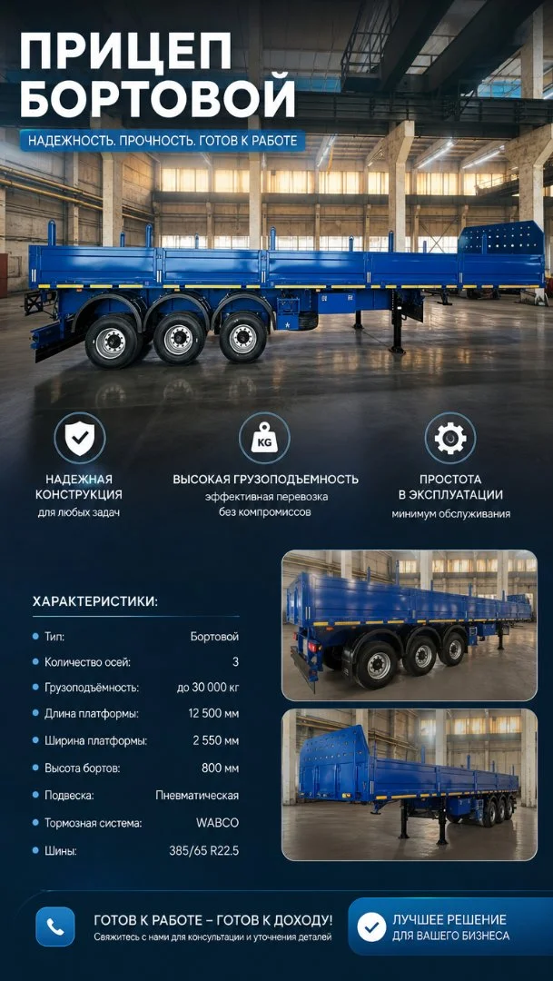 Бортовой Полуприцеп - изображение 1