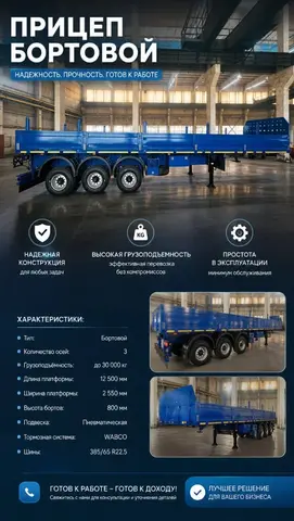 Бортовой Полуприцеп