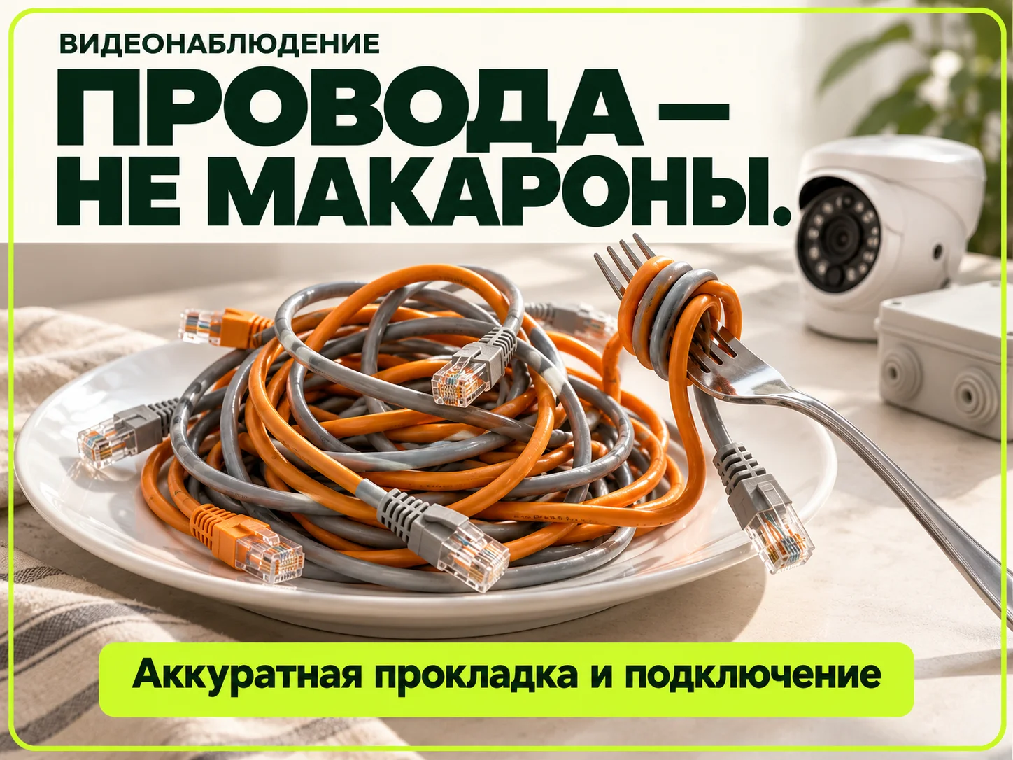 Установка видеонаблюдения для дома и бизнеса - миниатюра 3