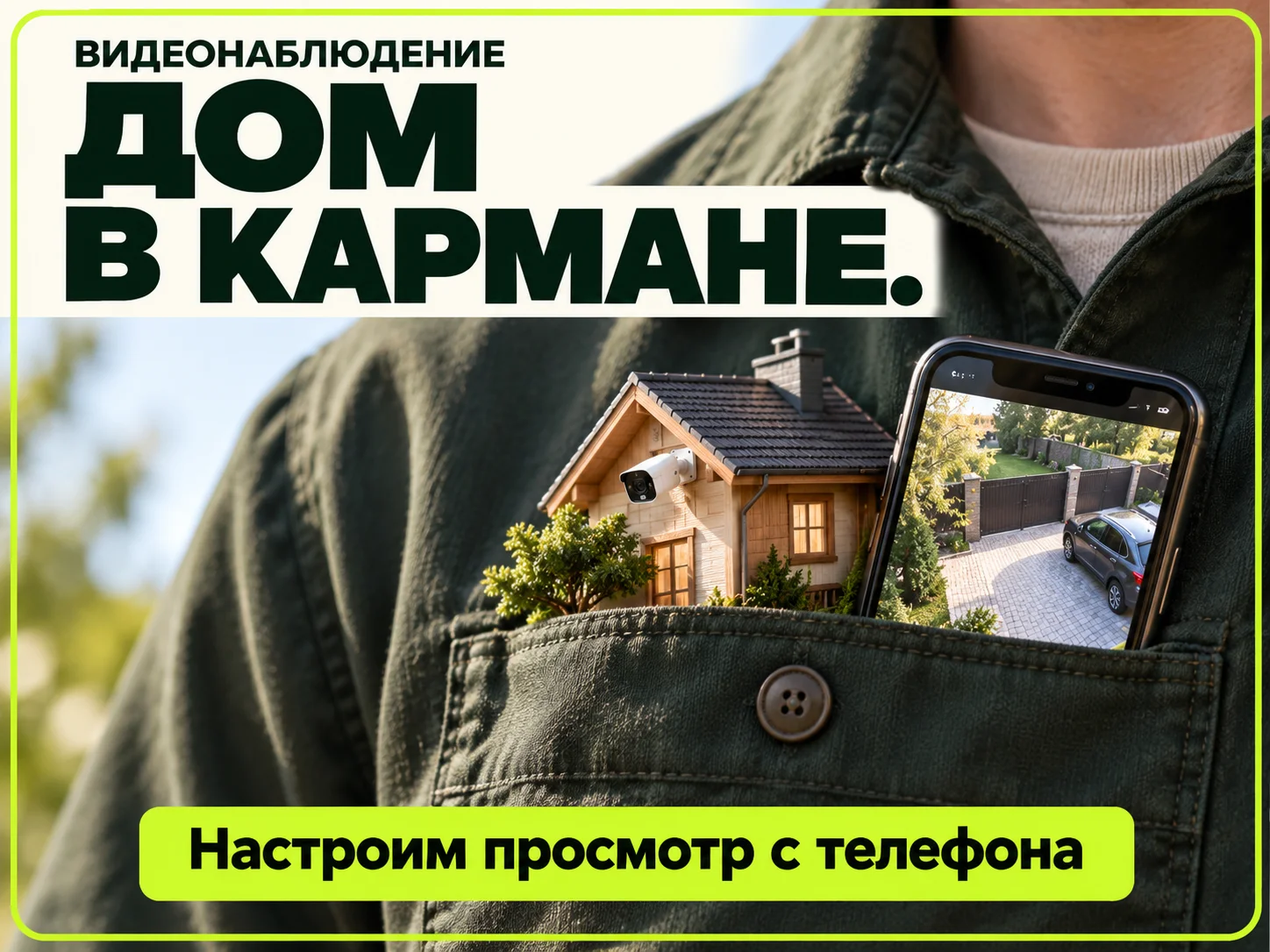 Установка видеонаблюдения для дома и бизнеса - миниатюра 6