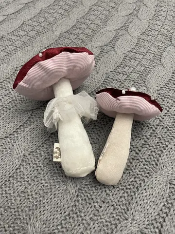 Грибочки из ткани, декор подарки
