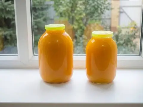 Натуральный подсолнечниковый мёд (своя пасека)