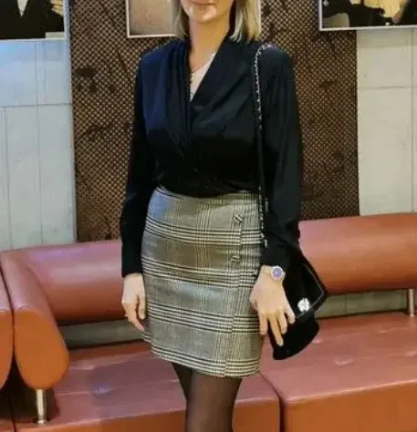 Юбка в клетку