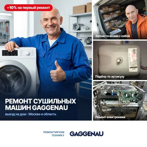 Ремонт сушильных машин Gaggenau (Гагенау)