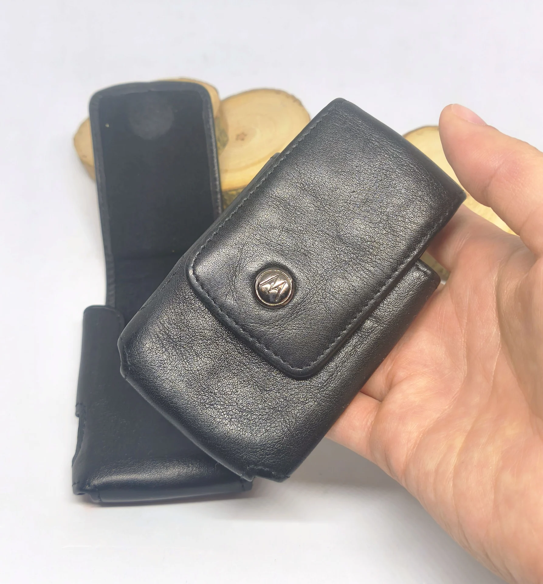 Чехол на Motorola кожа (винтаж) с клипсой - миниатюра 4