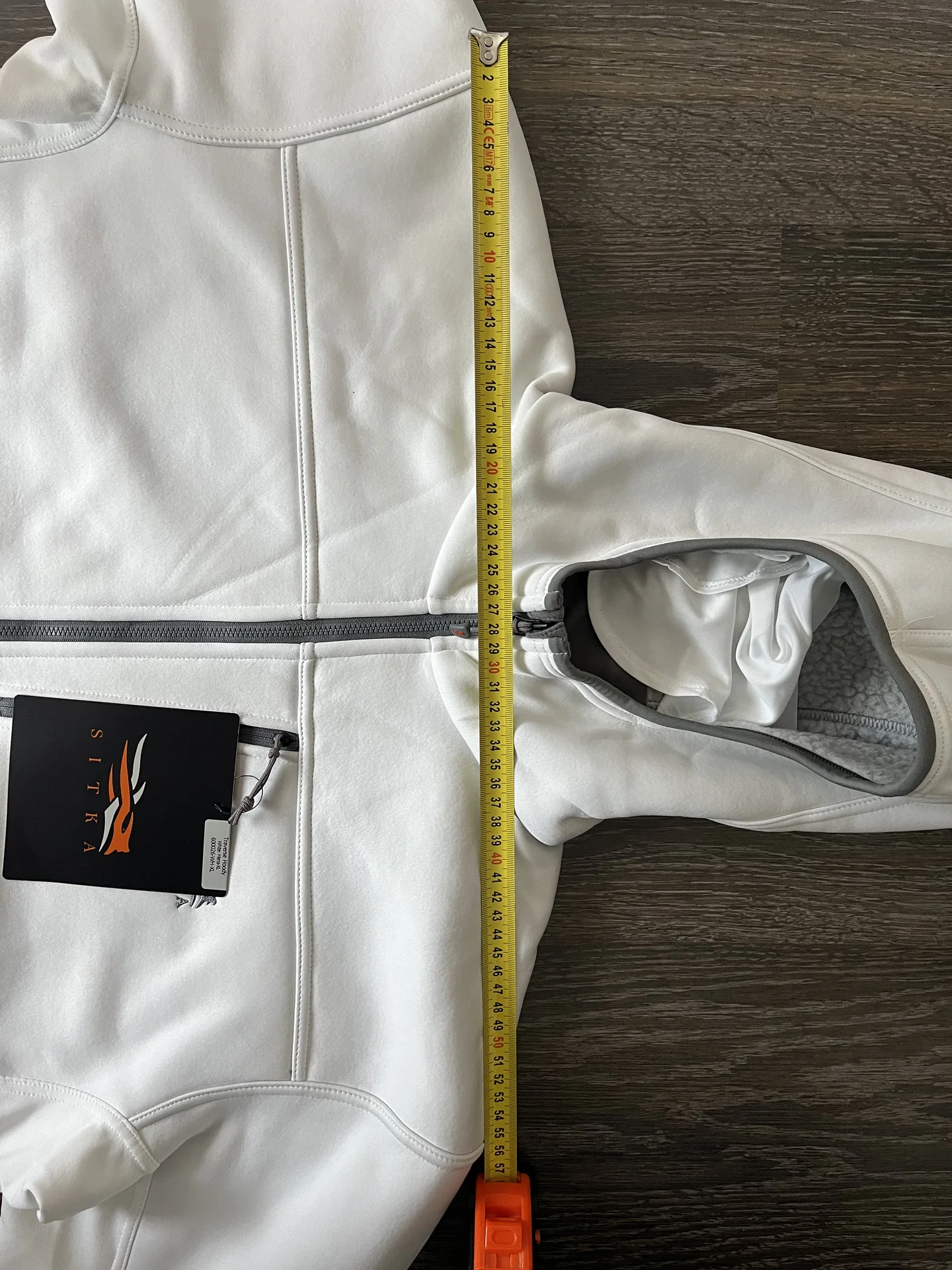 Толстовка Sitka Traverse Hoody XL White - миниатюра 4