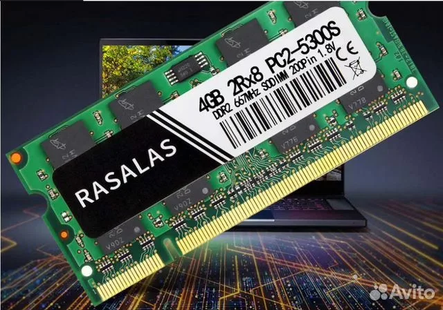 Оперативная память Rasalas DDR2 4G для ноутбука - изображение 1