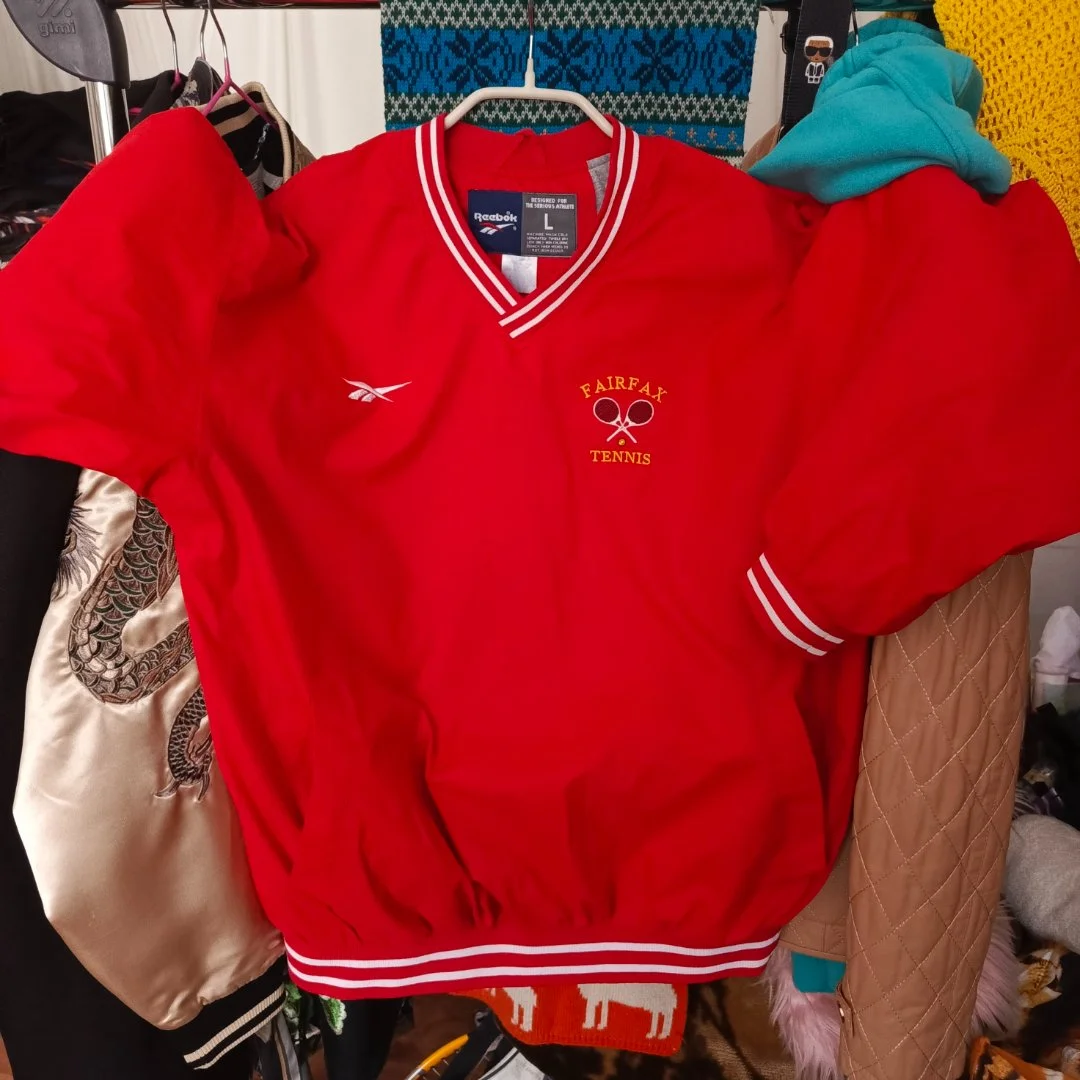 винтажная ветровка reebok бу 50 52 разм - изображение 1