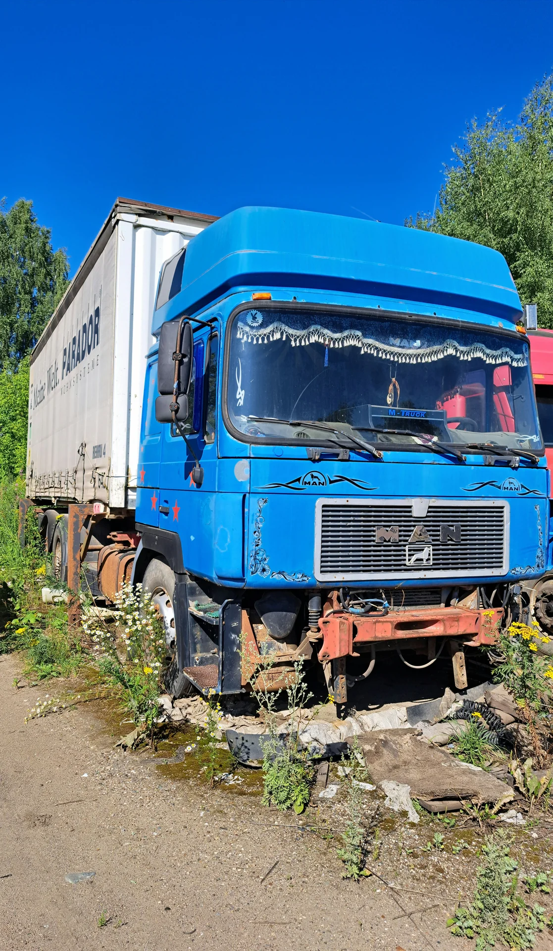 Бортовой грузовик MAN F 2000 1989 - миниатюра 6
