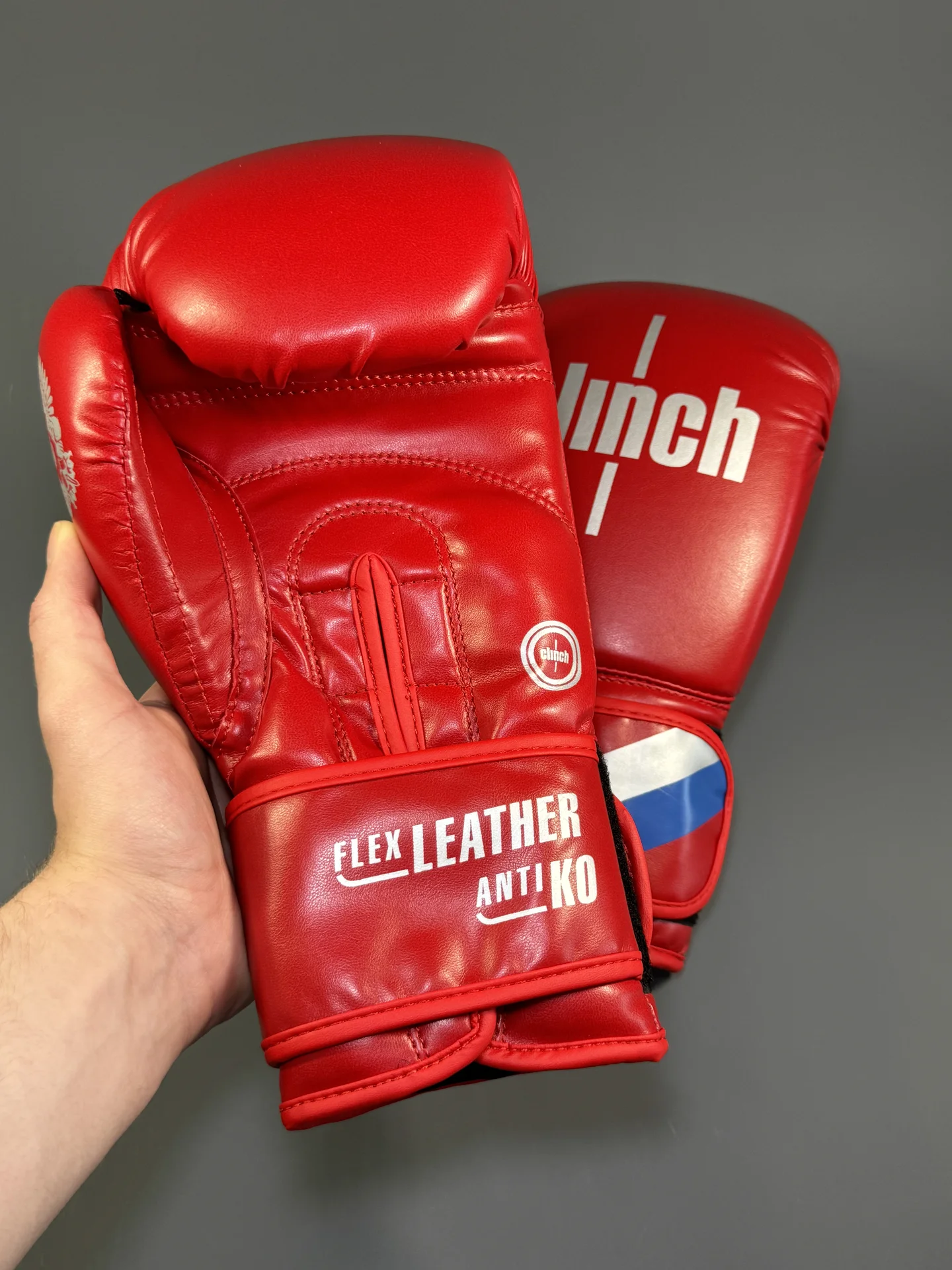 Боксерские перчатки Clinch красные - миниатюра 9