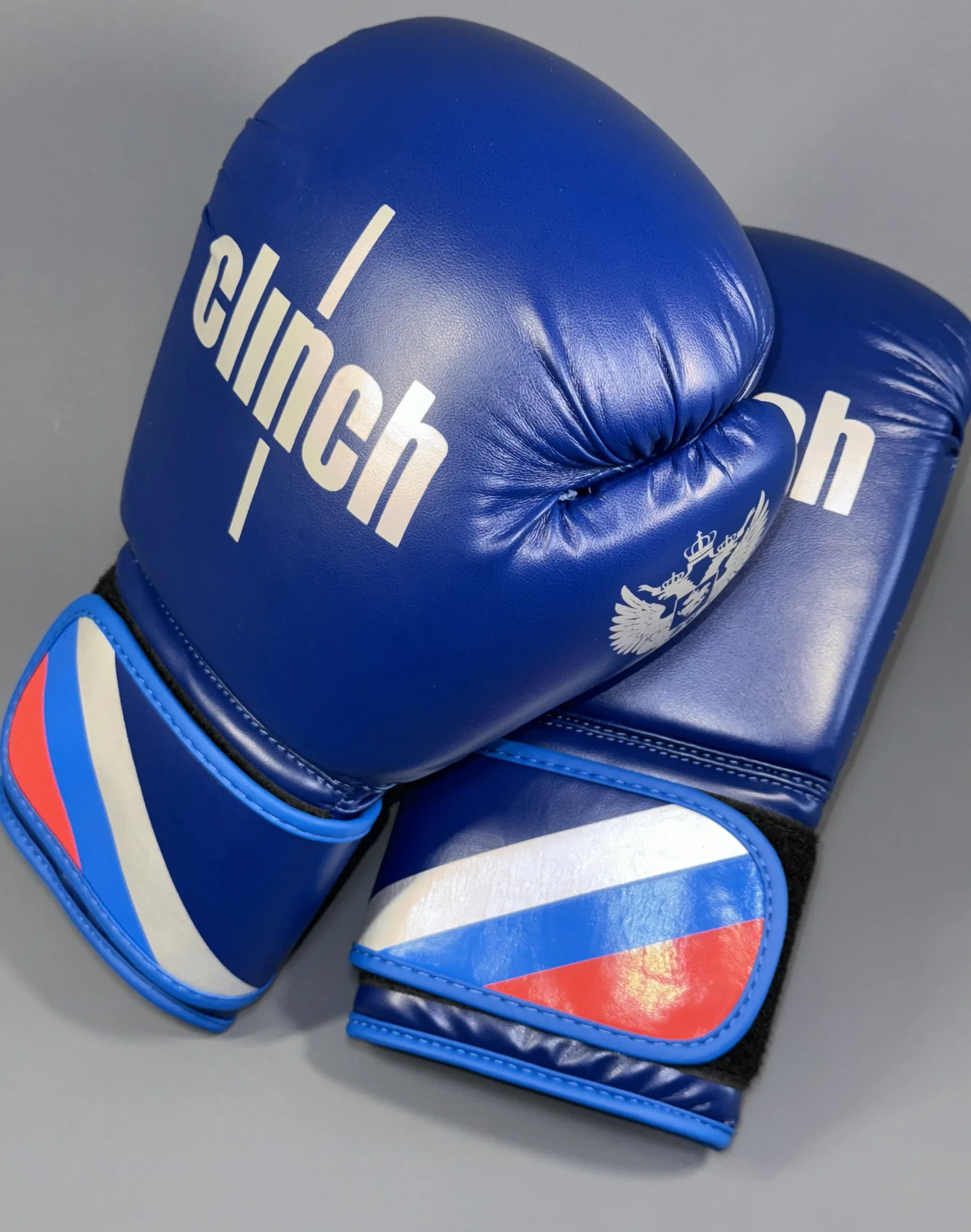 Боксерские перчатки Clinch синие - миниатюра 3
