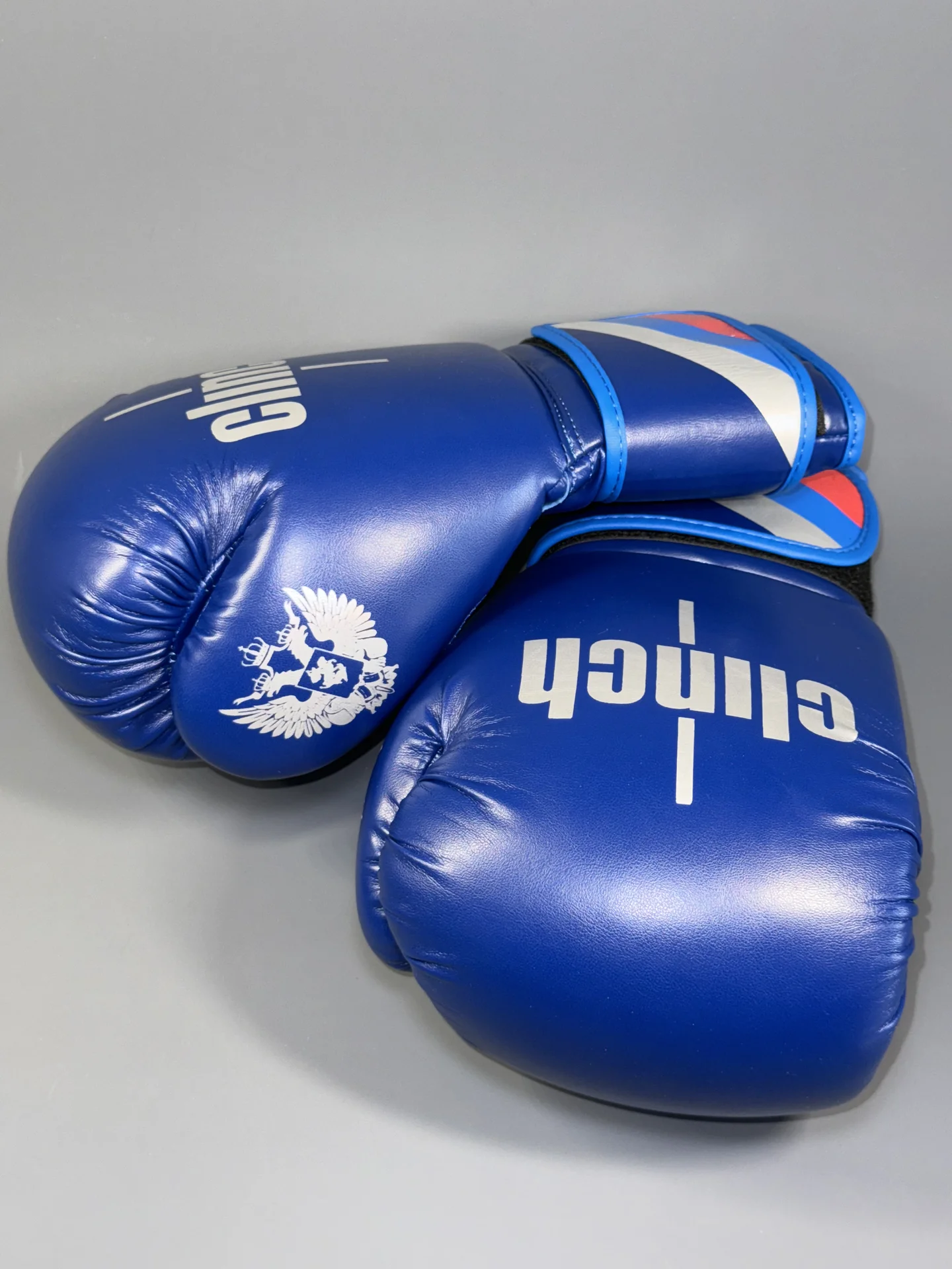 Боксерские перчатки Clinch синие - миниатюра 4
