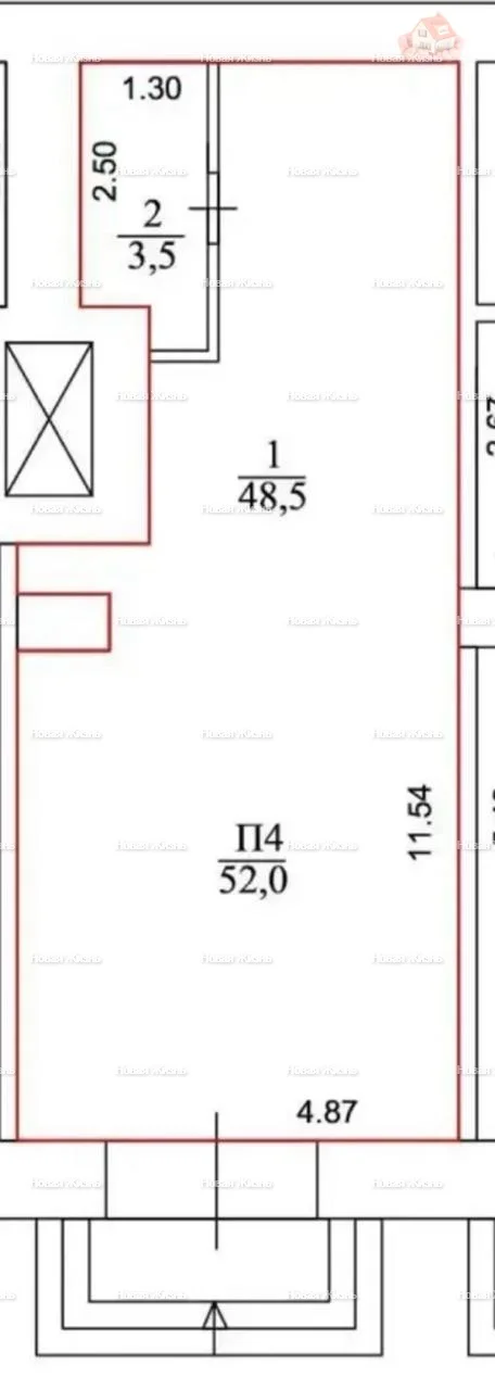 ПСН 52м2 Садовая Черногрязская 13/3с1 - миниатюра 12