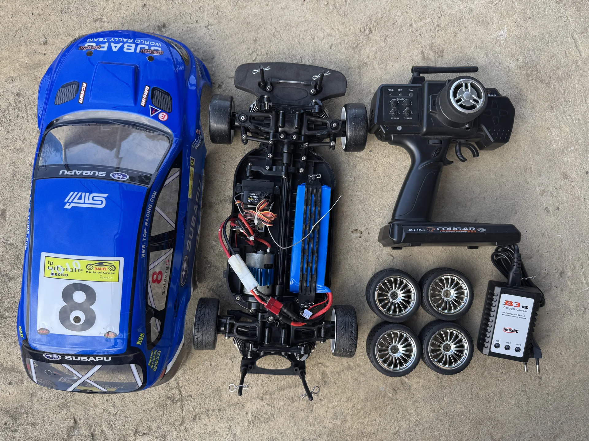 rc drift 1/10 TAMIYA TT01 - миниатюра 6