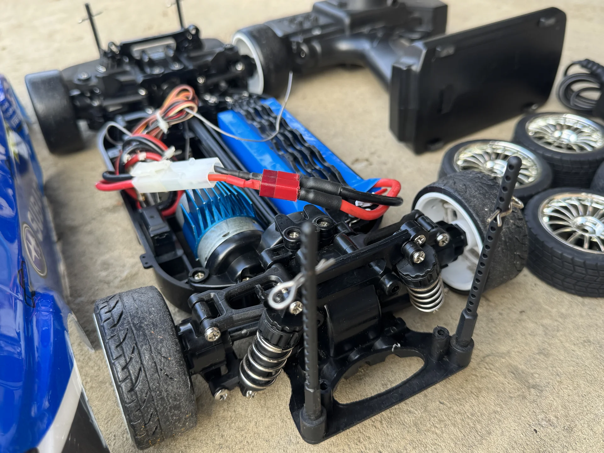 rc drift 1/10 TAMIYA TT01 - миниатюра 7