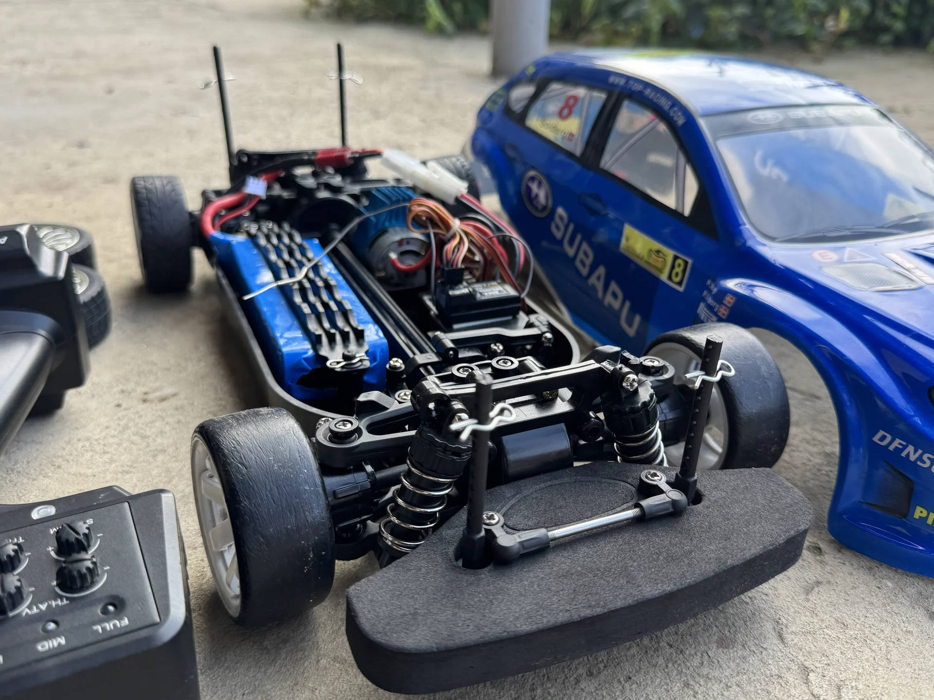 rc drift 1/10 TAMIYA TT01 - миниатюра 8