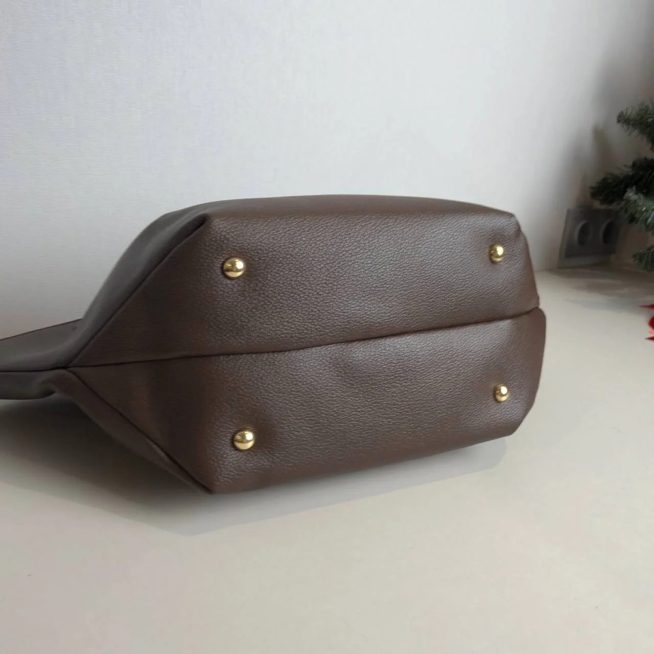 Сумка Demellier кожа коричневая - миниатюра 3