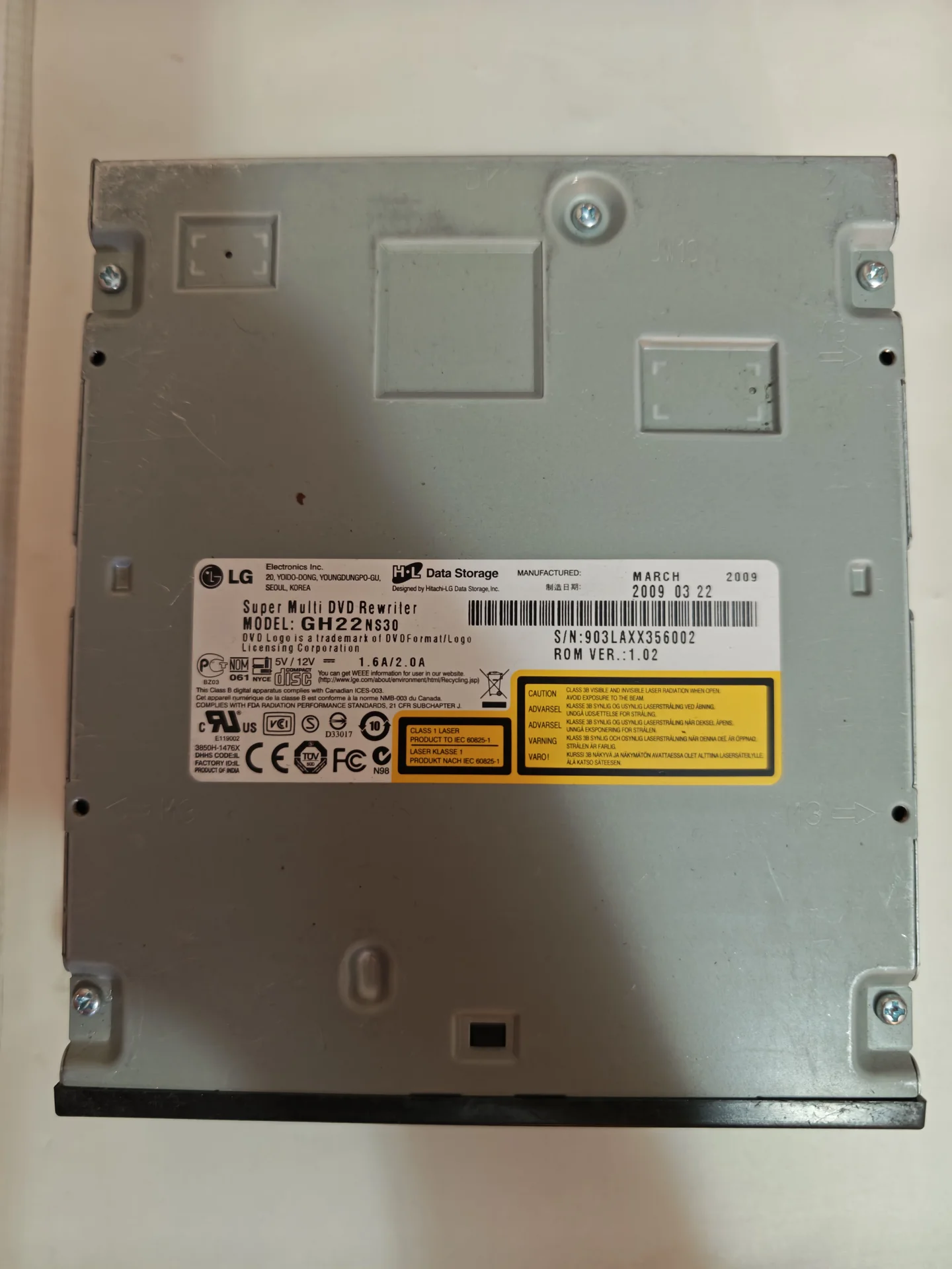 Лот пишущих DVD-RW приводов для ПК (SATA, 7 штук) - миниатюра 15