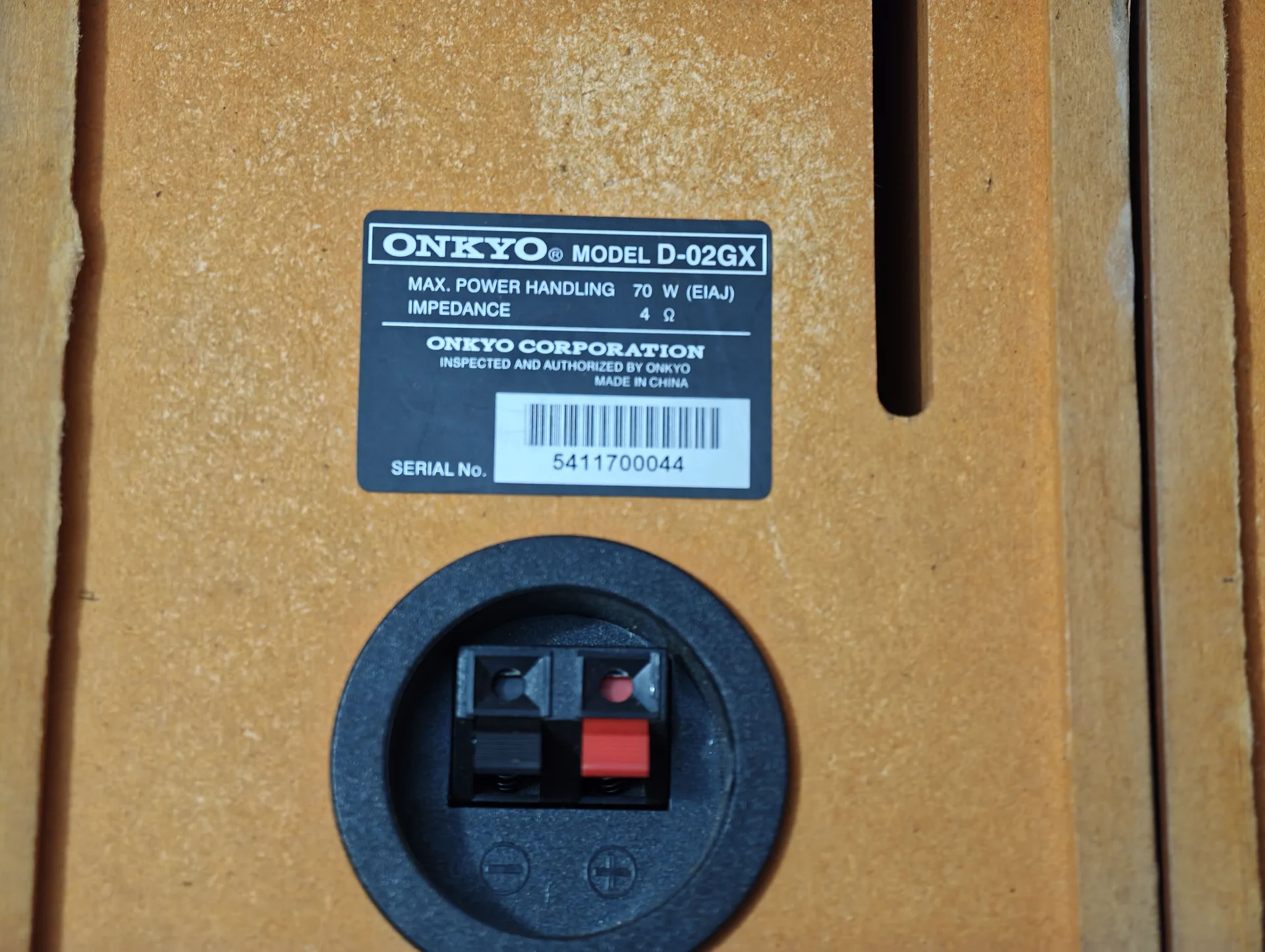 Японская акустика Onkyo D-02GX (70W, 4 Ohm) - миниатюра 4
