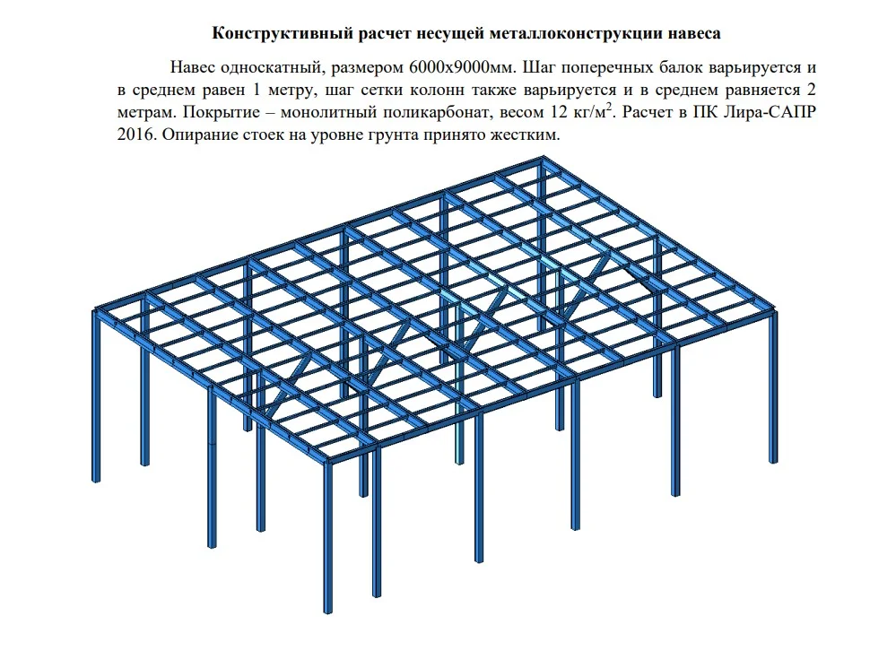 Проектирование навесов - миниатюра 3
