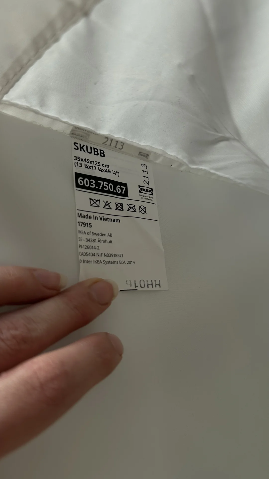 Подвесная полка органайзер для хранения IKEA Skubb - миниатюра 6