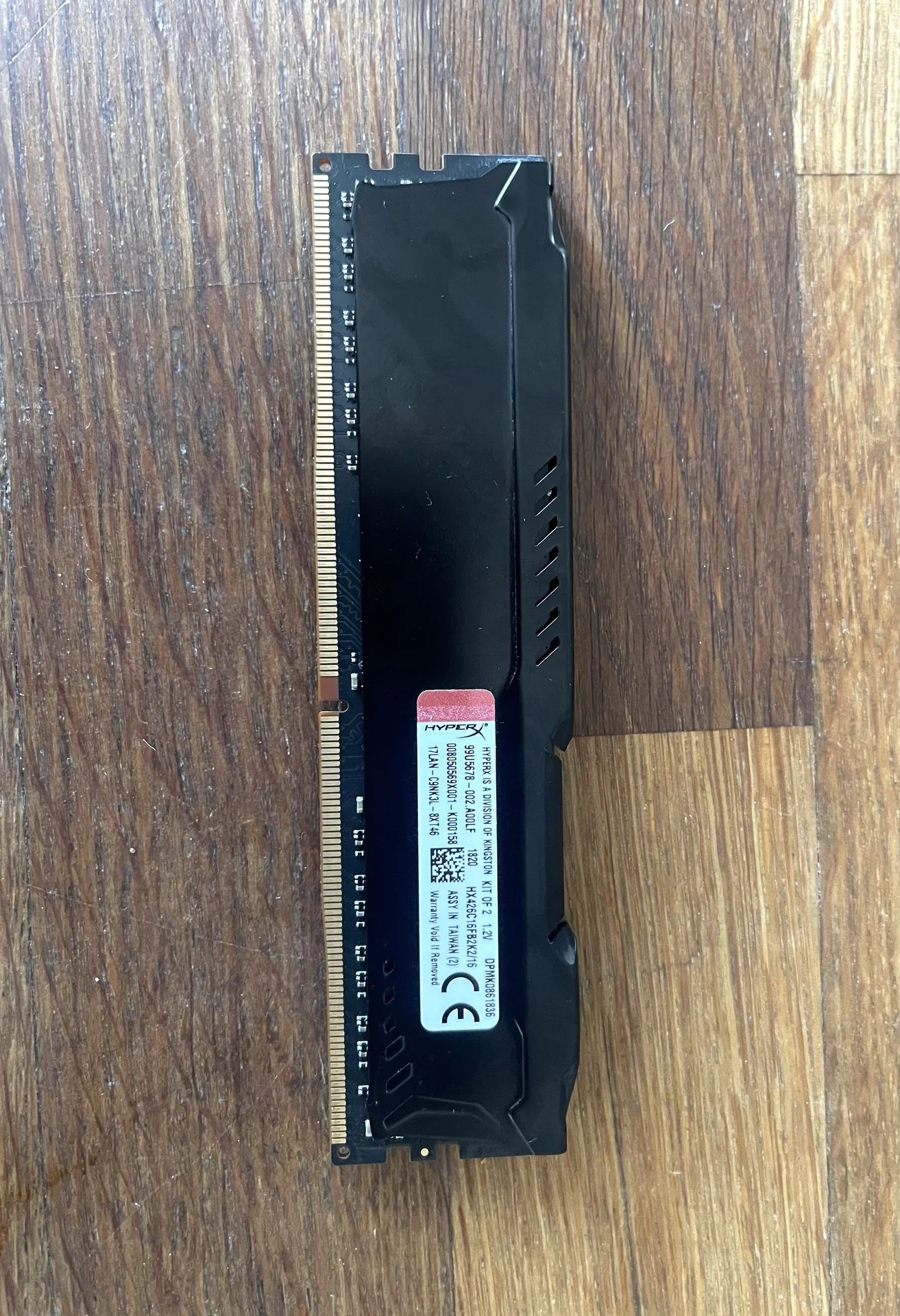 Оперативная память Kingston HyperX Fury ddr4 16gb - миниатюра 2
