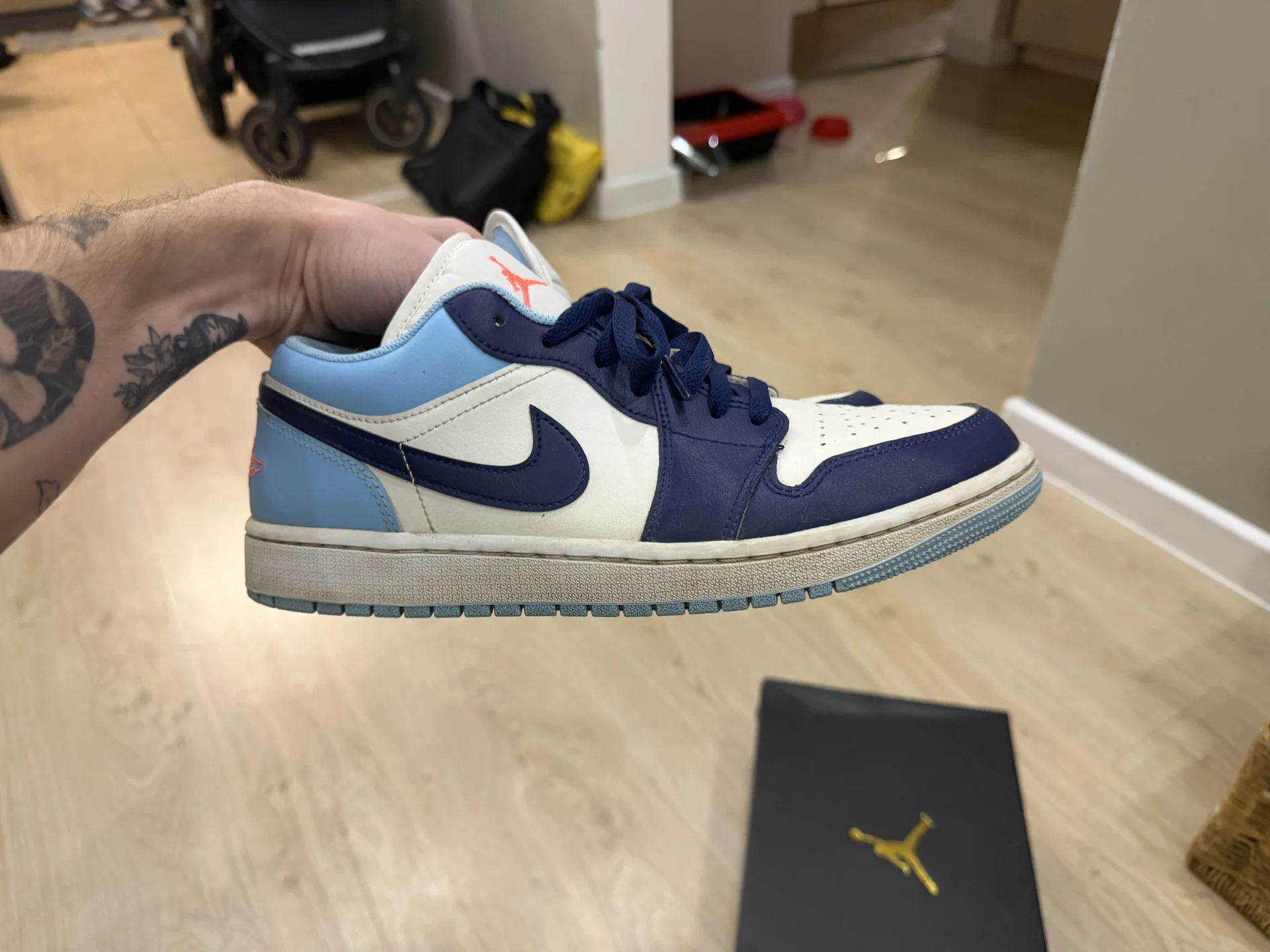 Nike air Jordan 1 low - миниатюра 4