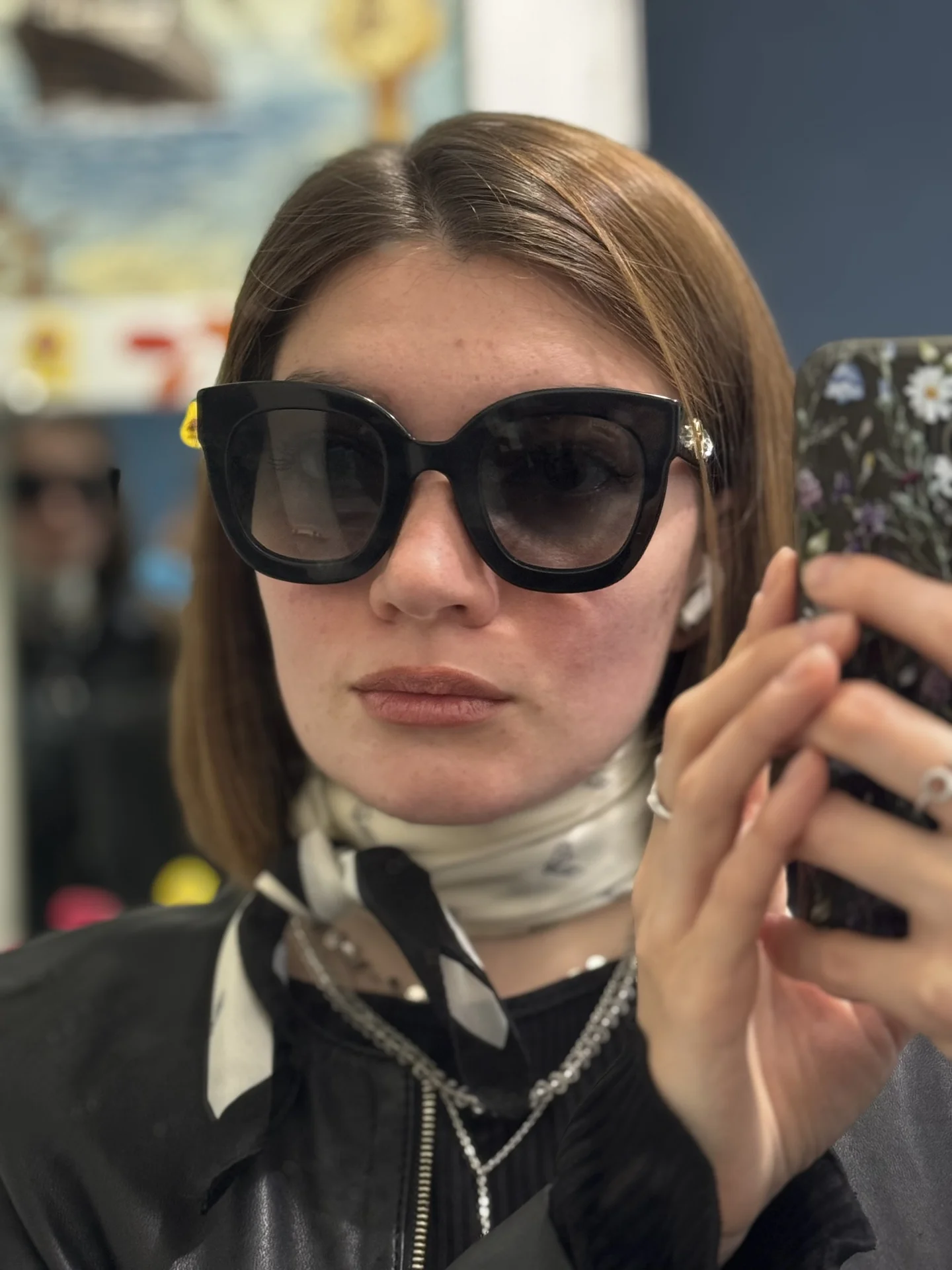 Солнцезащитные очки Gucci Гучи женские - миниатюра 2