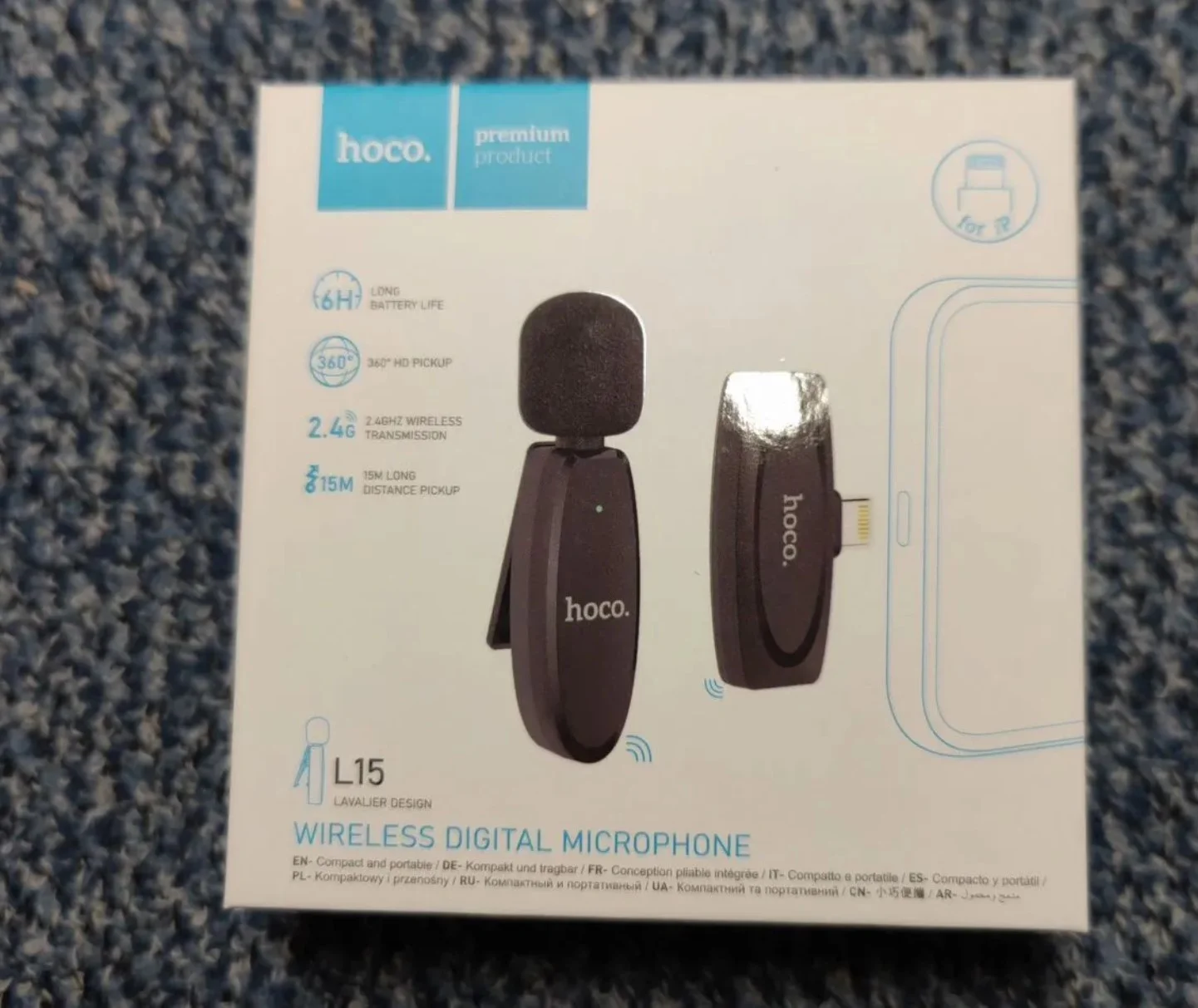 Hoco L15 Микрофон беспроводной для iPhone - изображение 1