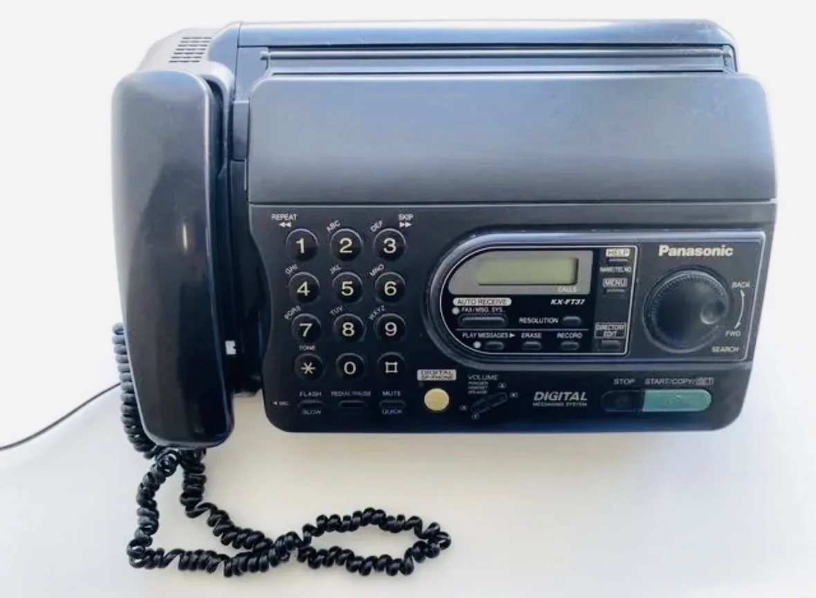Факс Panasonic KX-FT37RS рабочий - изображение 1