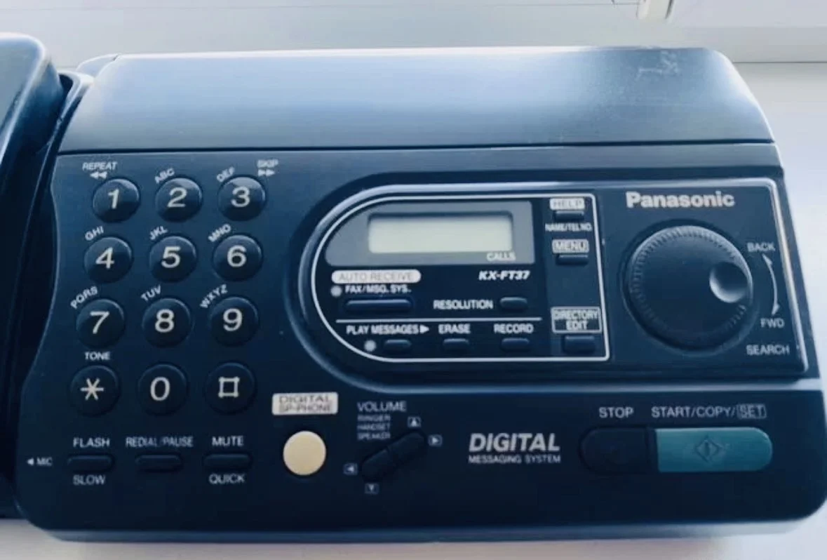 Факс Panasonic KX-FT37RS рабочий - миниатюра 2