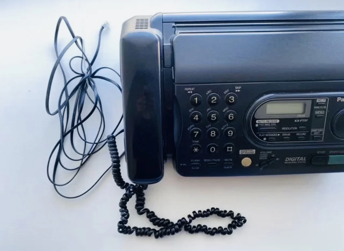 Факс Panasonic KX-FT37RS рабочий - миниатюра 3
