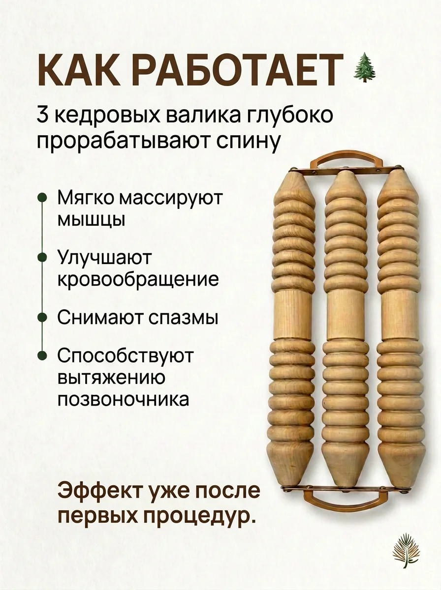 Массажер Зяблицкого для спины от грыжи и протрузии - миниатюра 7