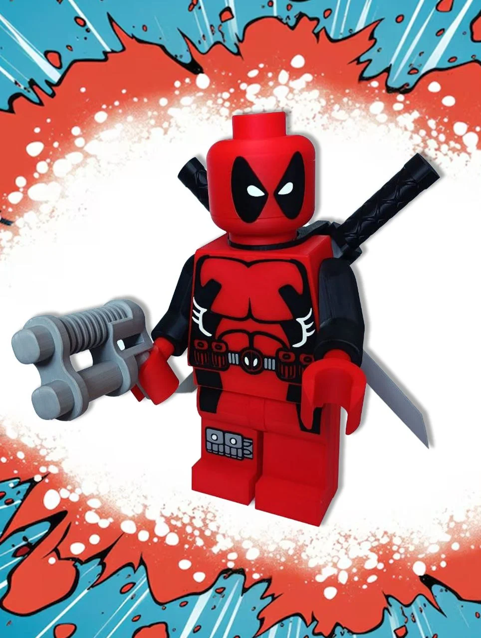 Lego Marvel Super Heroes sh0032 Deadpool - миниатюра 3