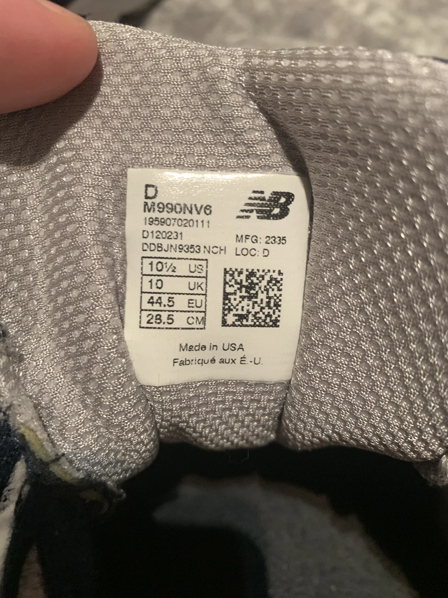 Кроссовки New Balance 990 v6 - миниатюра 6