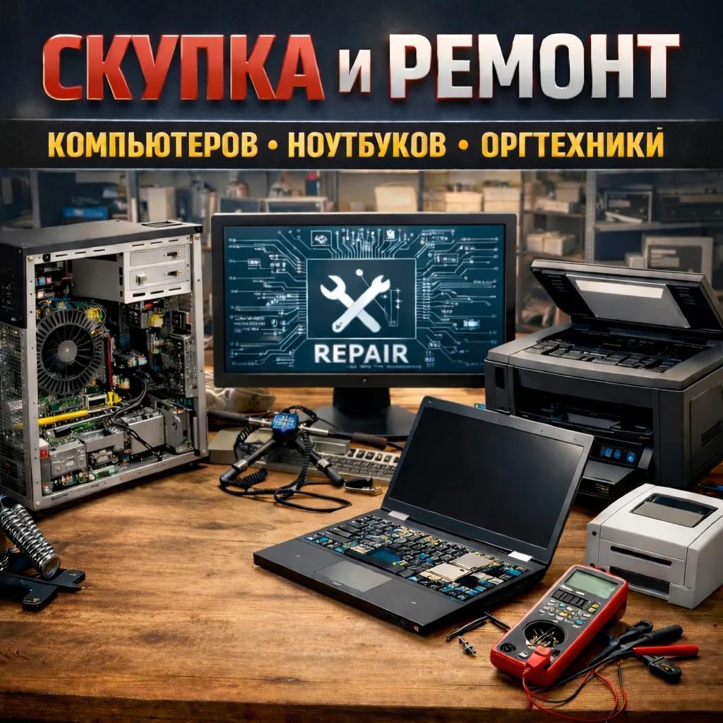 Ремонт/скупка компьютеров/принтеров/ноутбуков - изображение 1