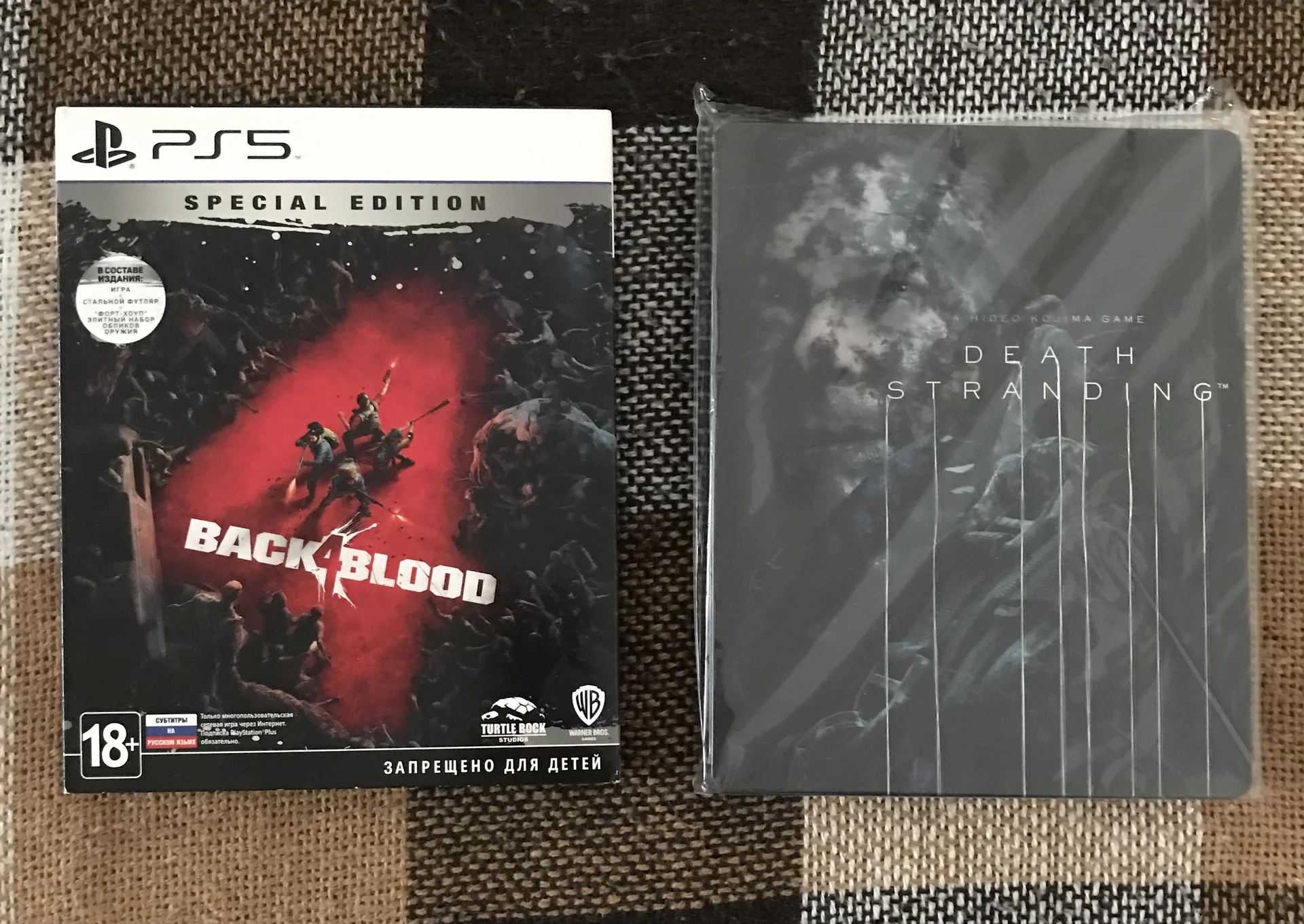 Death Stranding / Back 4 Blood steelbooks - изображение 1