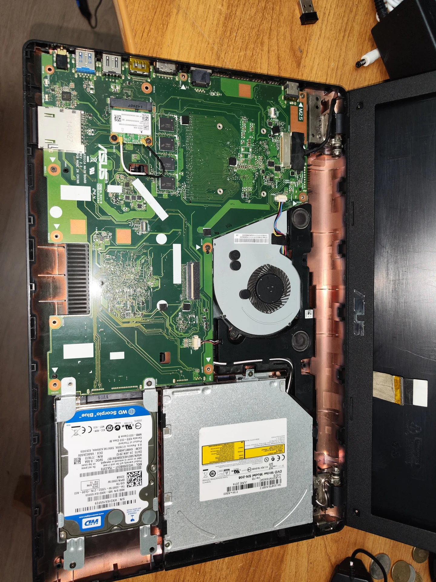 Разбор acer e1 571g, acer 5738, asus x551c - миниатюра 10