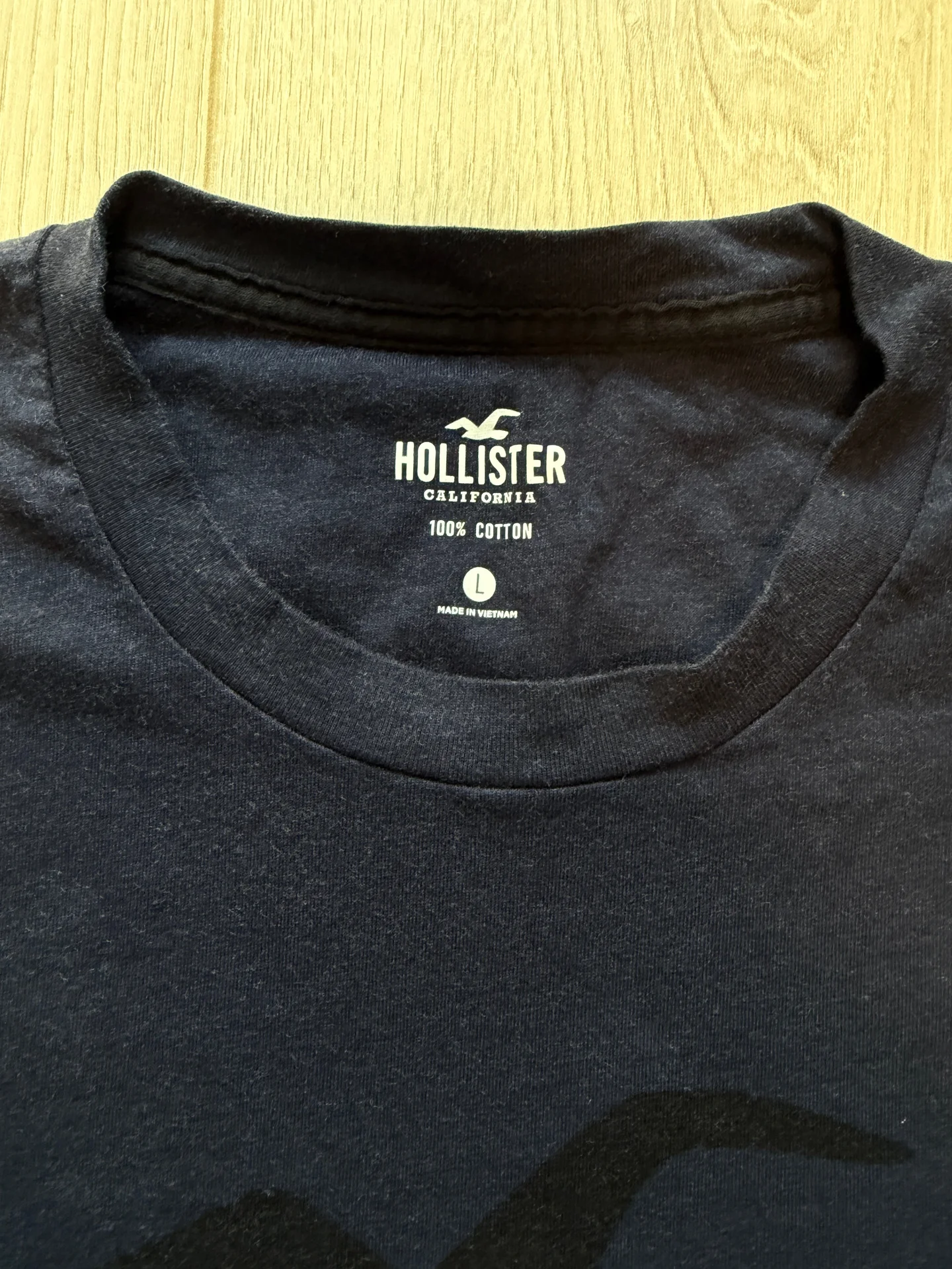 Мужской лонгслив Hollister Оригинал - миниатюра 3