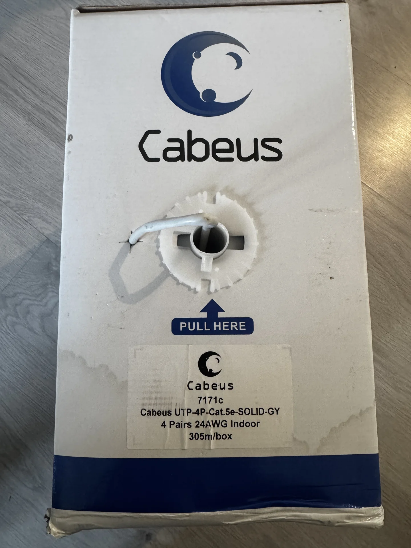Сетевой Lan Кабель 7171c Cabeus UTP-4P-Cat.5e - миниатюра 2