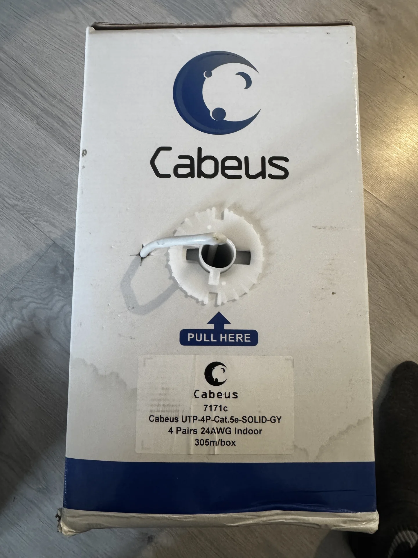 Сетевой Lan Кабель 7171c Cabeus UTP-4P-Cat.5e - миниатюра 3