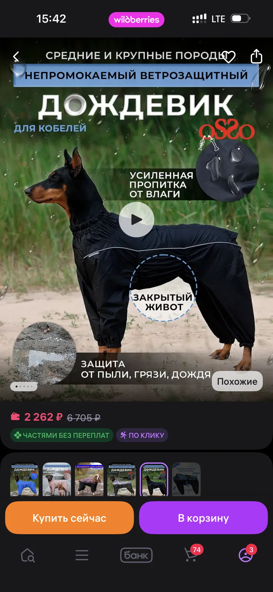 Одежда на среднюю собаку - изображение 1
