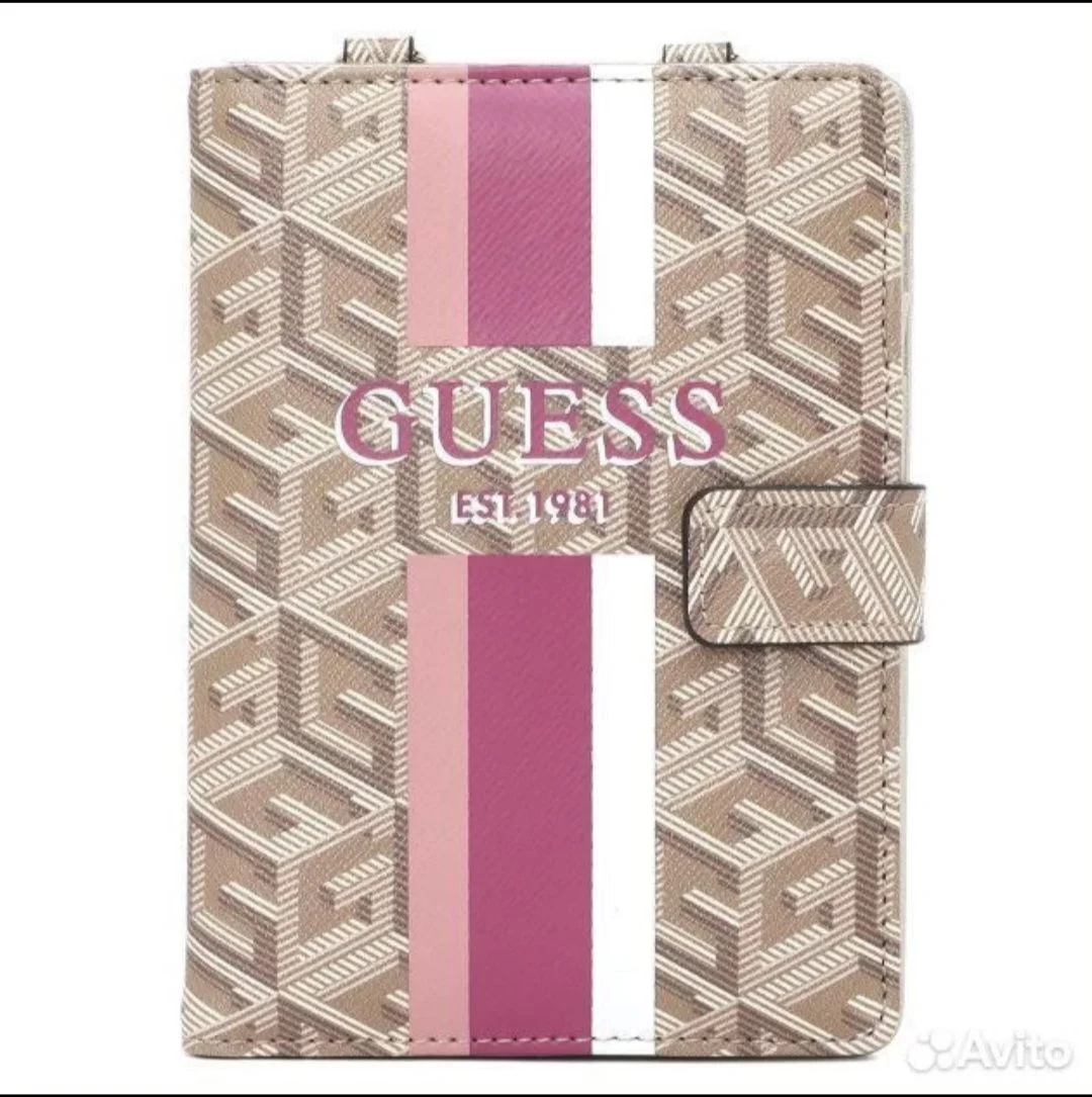 Чехол для паспорта Wilder G cube guess / Бежевый - миниатюра 3