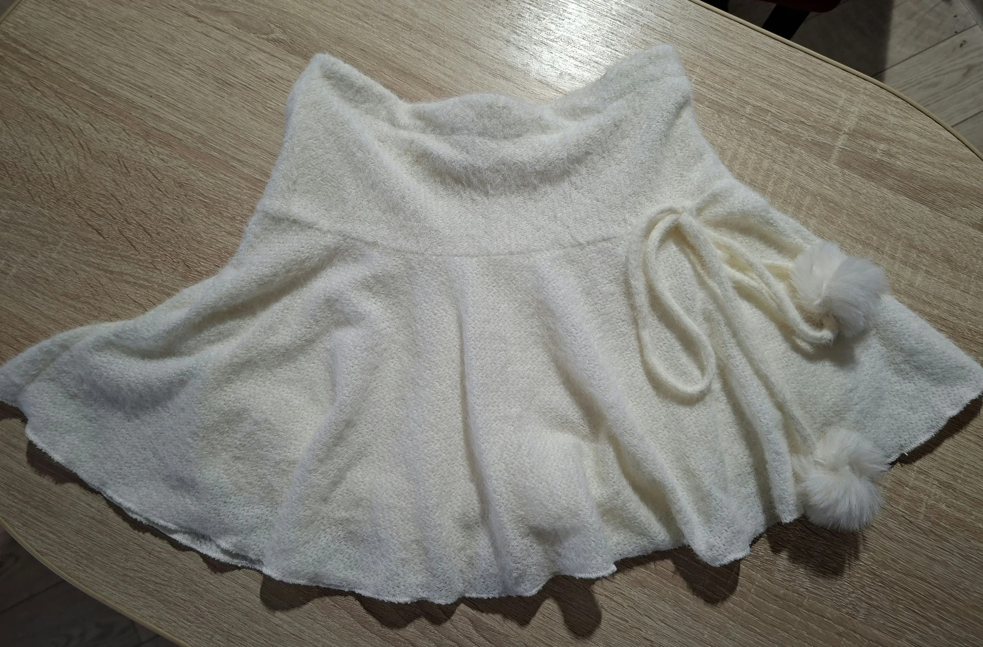 Юбка детская из ворсистого трикотажа - миниатюра 2
