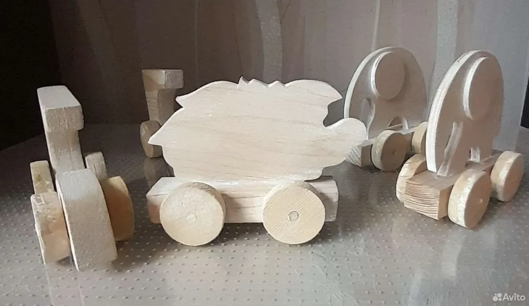 Деревянные игрушки для творчества - миниатюра 8