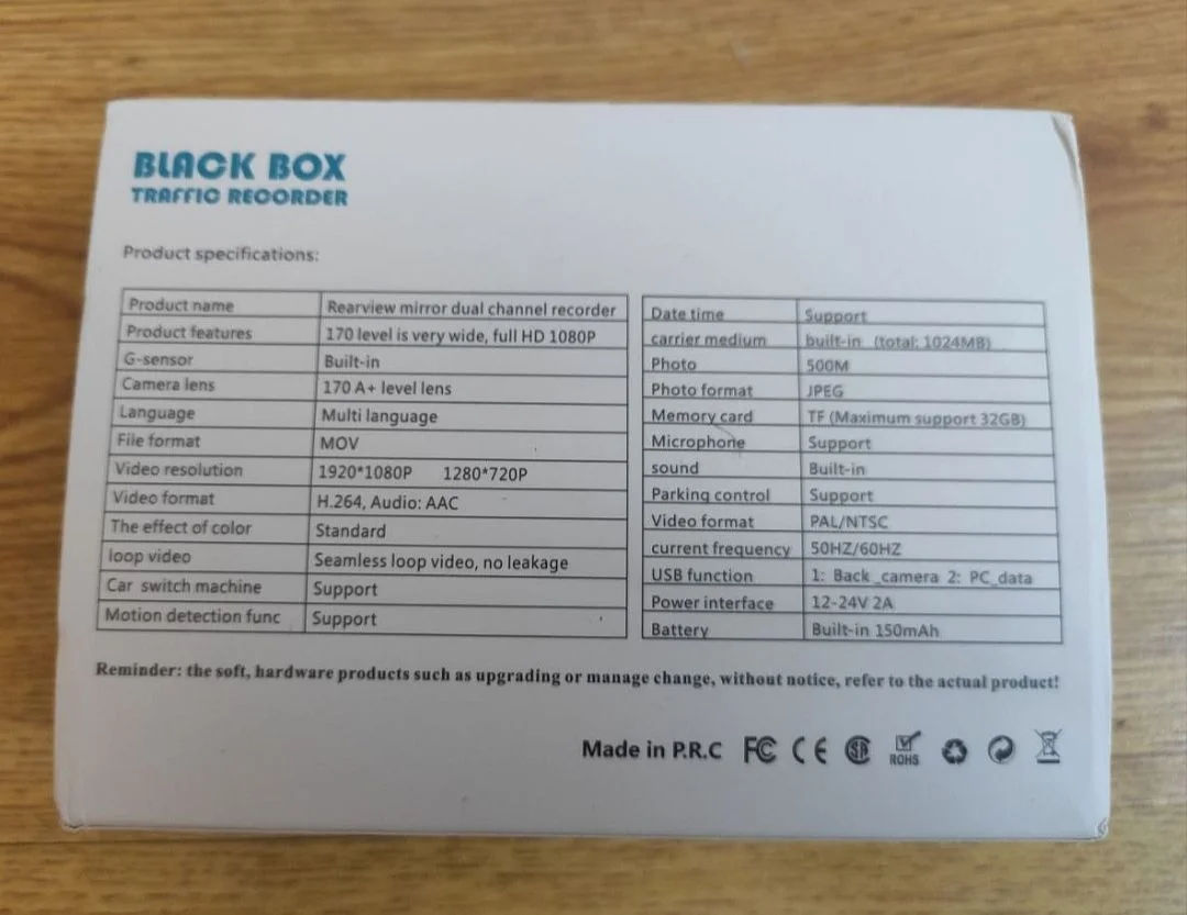 Видеорегистратор автомобильный Black Box - миниатюра 2