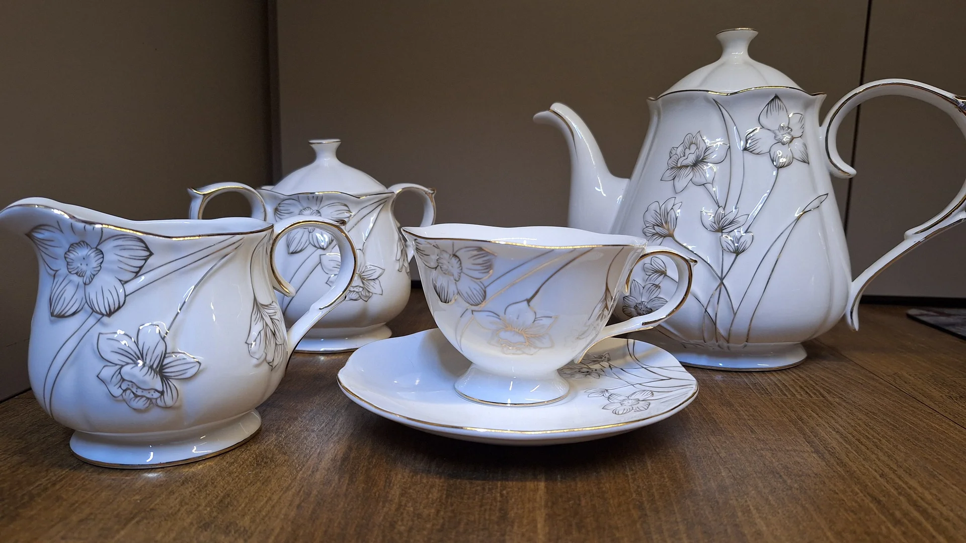 Сервиз фарфор Fine Porcelain из Японии - миниатюра 2
