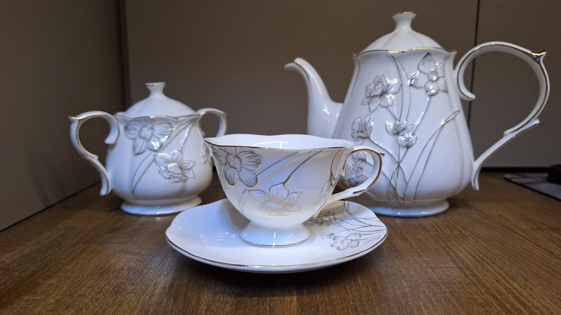 Сервиз фарфор Fine Porcelain из Японии - миниатюра 3